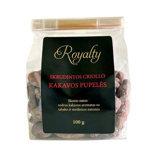 Skrudintos Criollo kakavos pupelės Barlovento - 100 g